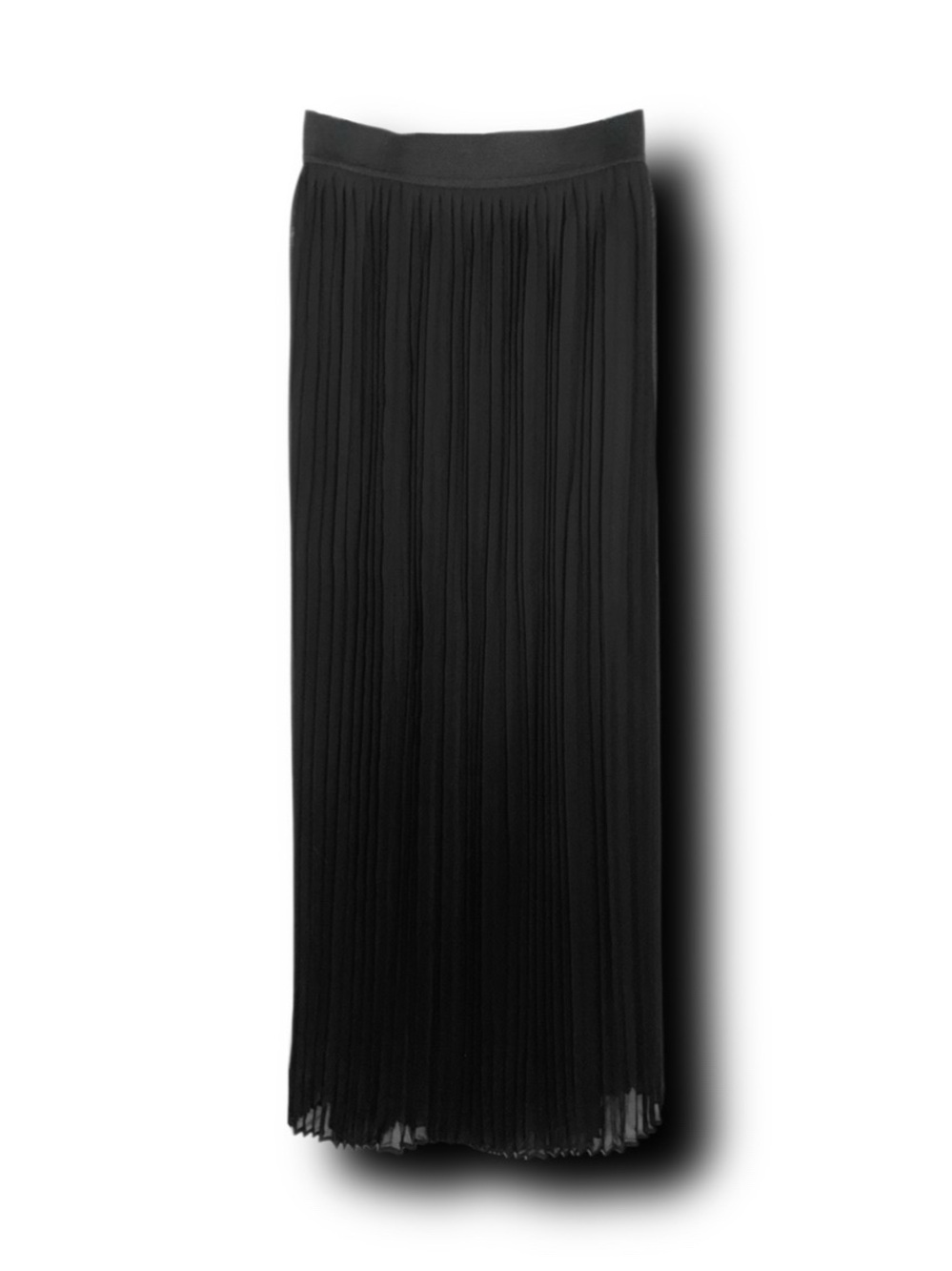 Vintage Y2K Sharagano Black Pleated Maxi Skirt Whimsigoth Witchy Academia Vibes